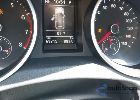 2011 Volkswagen Golf 2.5L 4-Door из США, поврежденный, VIN WVWDB7AJ8BW097573